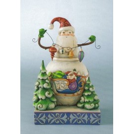 Jim Shore Frosty Santa Snowman Figurine