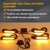 ROUTEKING 4 x 8 LED Front Flasher Emergency Flare Warning