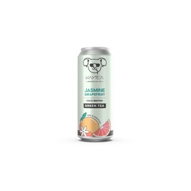Jasmine Grapefruit Ice Tea by KAYTEA - Organic Certified - Low Calorie - Cold Brewed - Green Infusion - Refreshingly Light - Recyclable Cans (1 x 330mL)