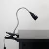 Simple Designs LD2005-BLK Flexible Gooseneck LED Clip Light Desk Lamp,