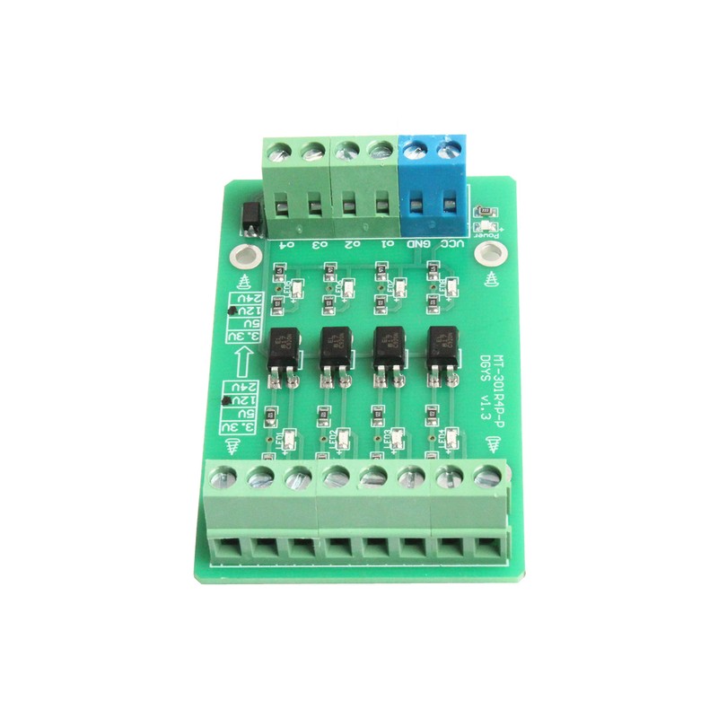 NOYITO 4-Channel Optocoupler Photoelectric Isolator Module Level Voltage Converter Module