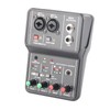 2 Channels Sound Card Mixer, High Accurate USB Sound Console