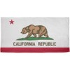 Old Glory California Republic All Over Beach Towel