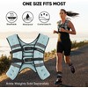 APEXUP Weighted Vest with 5lbs/10lbs/15lbs/20lbs/25lbs/30lbs Weights and Reflective Stripe, Weight