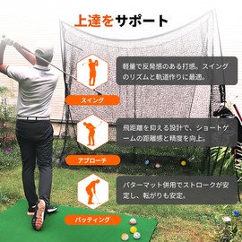 Full Choice Golf Balls (20 pieces) with High Visibility Easy to Track Limited Distance for Indoor and Outdoor Use, Multiple Colors
