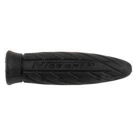 Kijima 201-6731 Motorcycle Parts Grip, NICE Twist, Non-Piercing Type, Black, 5.6 x 0.8 inches (143 x 22.2 mm)