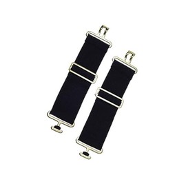 Showman Black Nylon Belly Surcingle Extender Straps