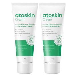 Atoskin Cream - Gentle Hydrating Skin Care Treatment with Shea Butter and Sweet Almond Oil (1.01 Oz) - Volume: 2 Boxes