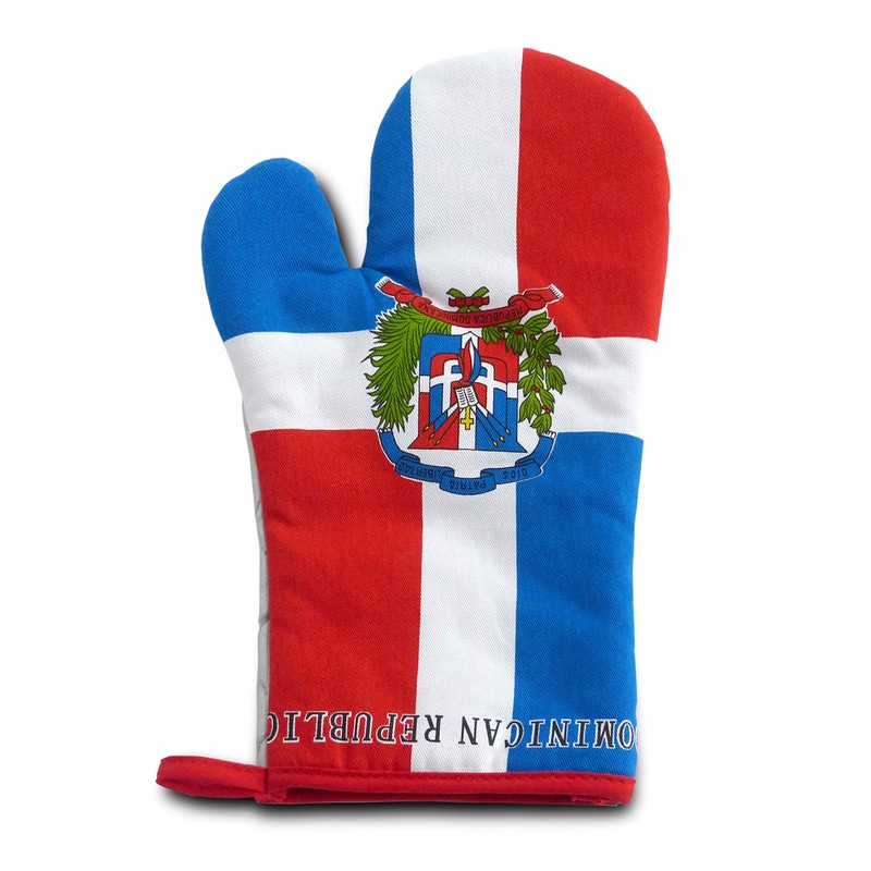 Dominican Republic Flag Kitchen & BBQ Set w/ Apron, Oven-mitt