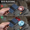 SEMORID Slim Aluminum Card Holder Wallet for Men, Durable Expandable