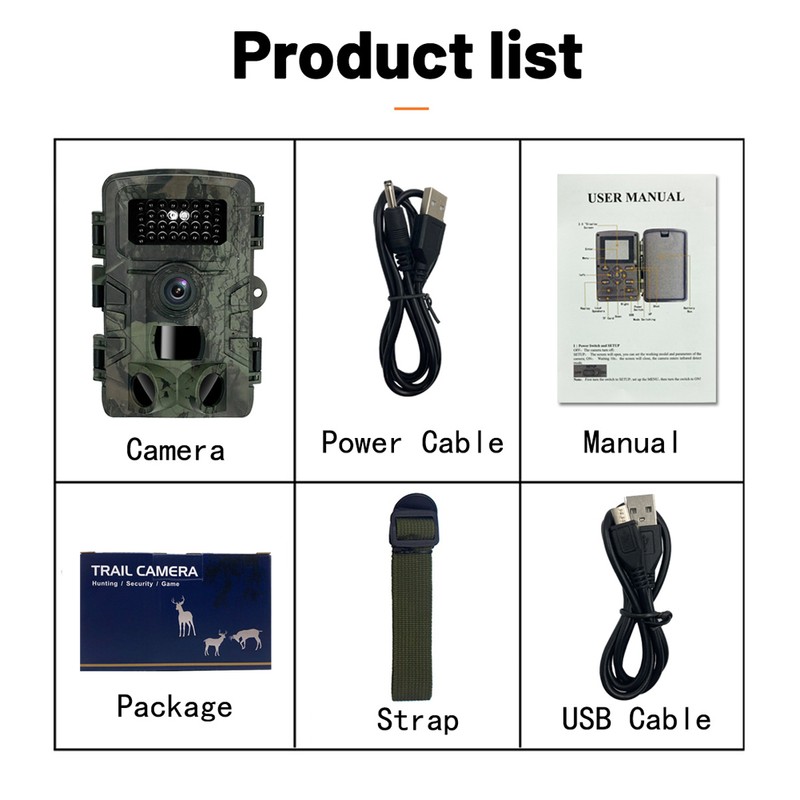 36MP 1080P Day Night Photo Video Taking Camera Multi-function Outdoor