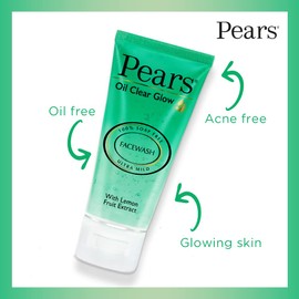 Pears Oil Clear Glow Face Wash, 60gm