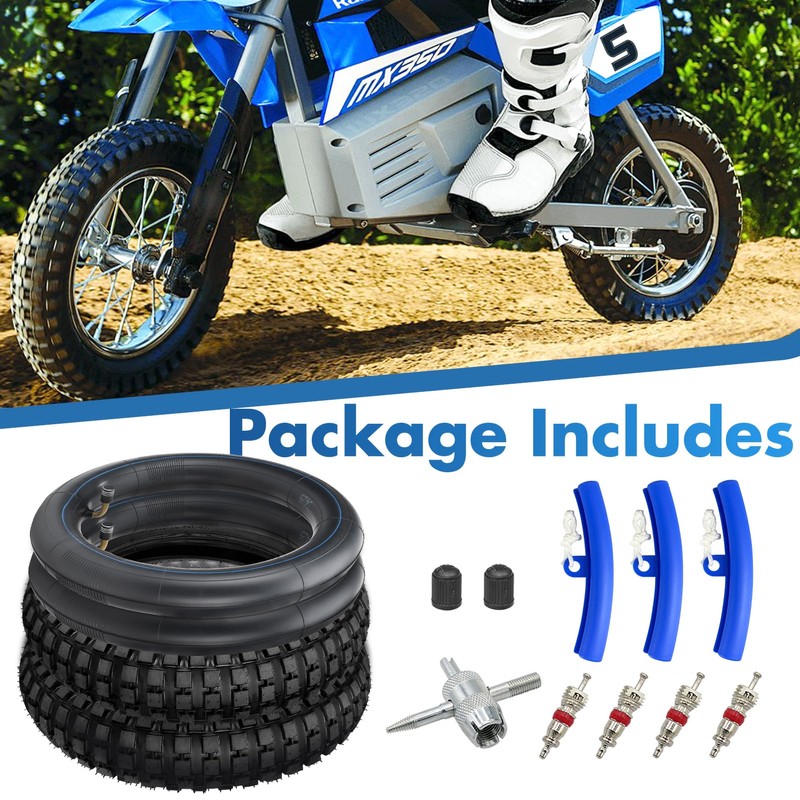 12.5x2.75 (12-1/2x2.75) Tire and Inner Tube Set for Razor Dirt