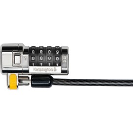 Kensington ClickSafe Combination Laptop Lock - Master Coded cable lock - cable locks (Combination, Black, Steel, Safe, 178 x 3 x 279 mm)
