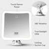 Fancii 20x Magnifying Makeup Mirror with LED Lights, Rechargeable, High