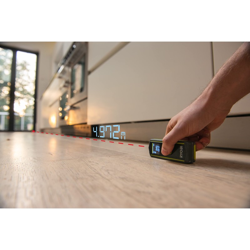 RYOBI RBLDM20 Rangefinder (0.15 m to 20 m Range, Accuracy