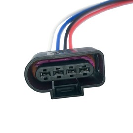 Bxoxlmm 4Pin 8K0973724 Ignition Coil Electric Connector Repair Kit Harness for Replacement 8K0 973 724 4B0973724 (2PCS)