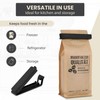 Vaily Bag Clips Sealing Clips Black - 20 Clips for