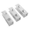 SHOWERORO 3Pcs Under Desk Laptop Holder Metal Mount Bracket for