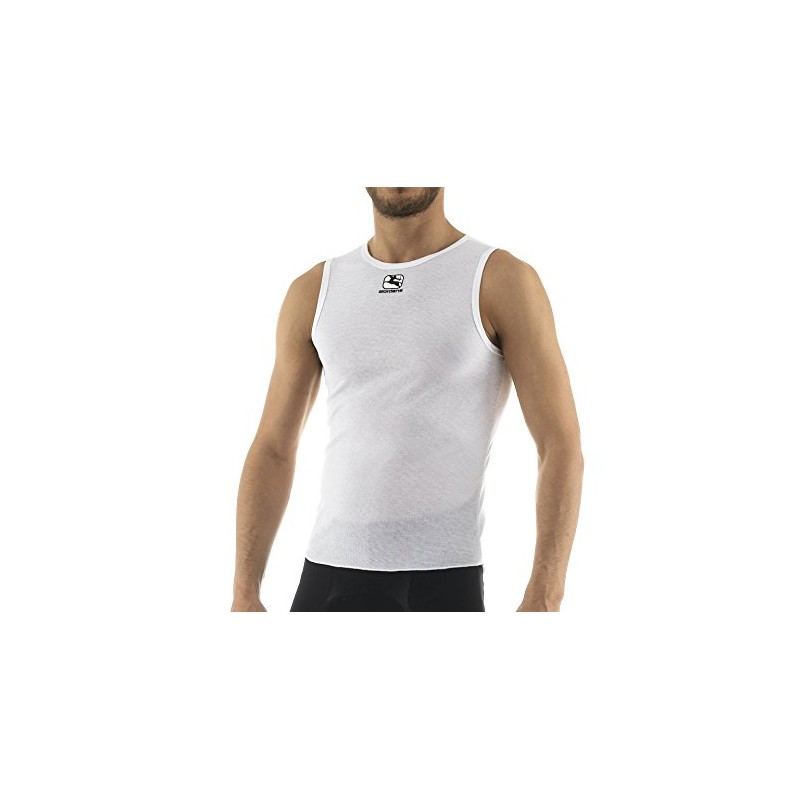 Giordana Dri-Release Sleeveless Base Layer, White, M