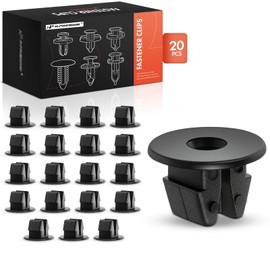 A-Premium 20PCS Nylon Square Rocker & Floor Screw Grommet Clip Fastener Compatible with Toyota Camry 2015-2017, Avalon 2016-2018, Venza 2009-2015, C-HR CHR 2018-2022, Land Cruiser, Prius C, Solara