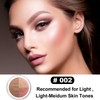 PHOERA Foundation, PHOERA Contour Palette, Farbtöne mit Highlighter, Bronzer und