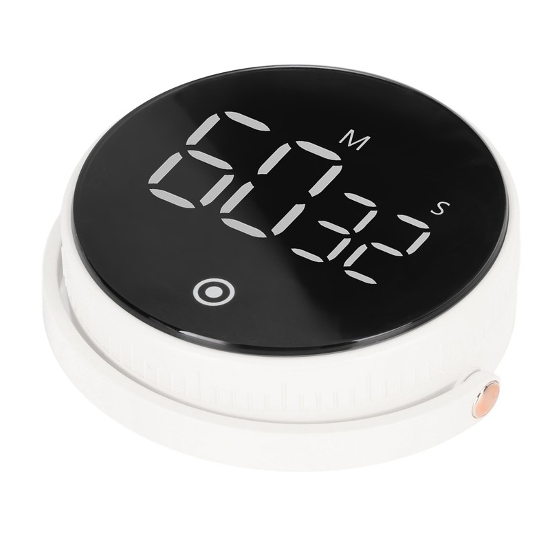 3in LED Digital Timer Rotatable Magnetic Low Noise ABS Shell
