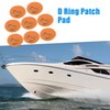 A ABSOPRO D Ring Patch Pad PVC Stainless Steel for