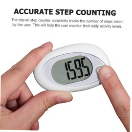 BESPORTBLE Portable Step Counter Silent Pedometer for Outdoor Walking Accurate for Hiking Fitness Easy One-Button Operation Compact Design for Seniors