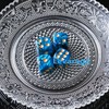 Levarage 0033 4 Dice Blue Marble 0.55 inch Square Dice