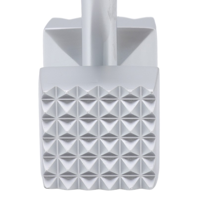 Meat Tenderizer Dual Sided Zinc Alloy Ergonomic Rubber Handle Balanced