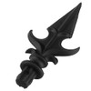 Fence Finials Trident Spear High-Impact Aluminium Alloy Black Finial Fence