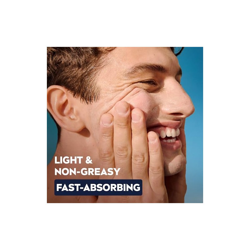 NIVEA MEN Sensitive Daily Protect Moisturiser SPF 30 (50ml), Moisturising