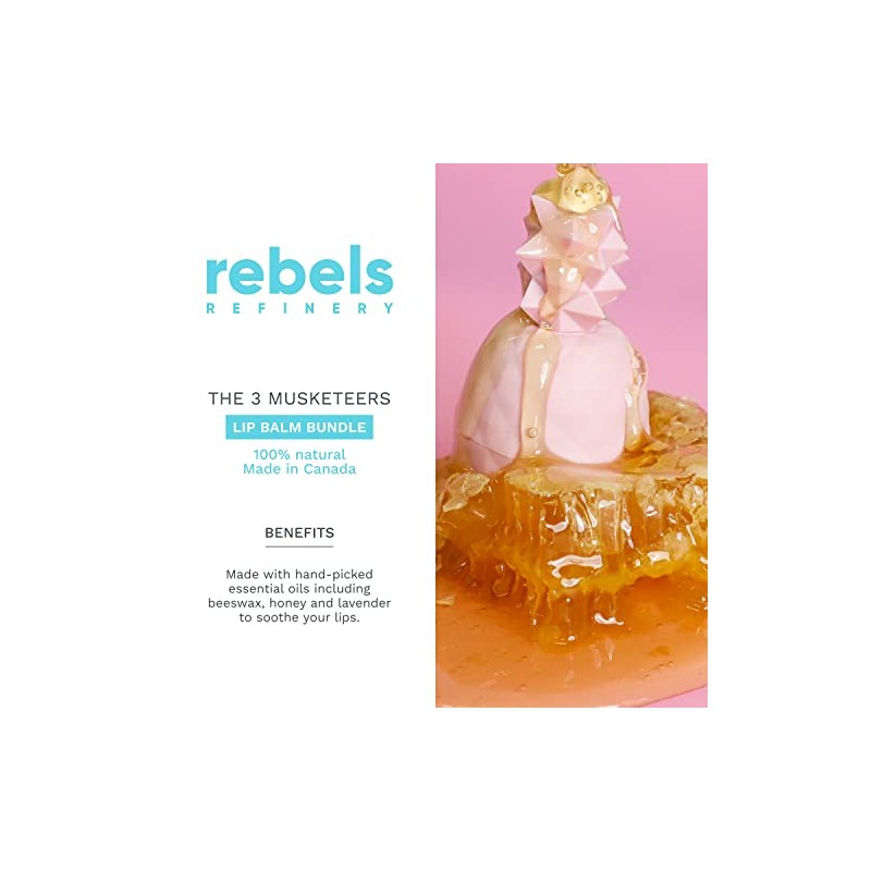 Rebels Refinery Juego de bálsamo labial Combo Pack