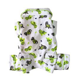 KLIPPO Playful Dinosaur Flannel Pamajas/Bodysuit/Overall - X-LARGE