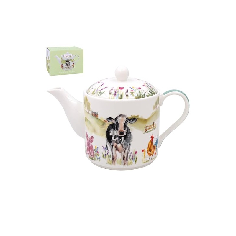 The Leonardo Collection Macneil Studios Farmyard Tea Pot with Lid
