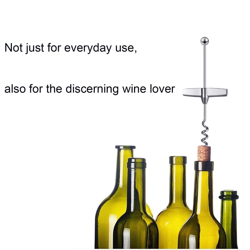 4 Pack Beadable Corkscrew Wine Bottle Opener with Blank Handle