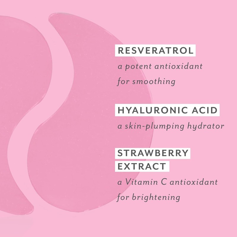 Patchology Serve Chilled Rosé Hydrating Under Eye Patches – Hyaluronic