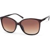 styleBREAKER 09020092 Women's Oversize Sunglasses with Oval Polycarbonate Lenses and