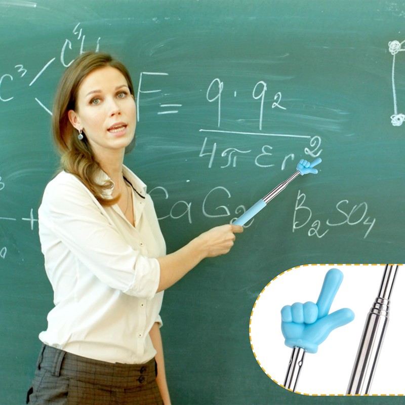 Alpinleux 5 Pcs Retractable Finger Pointer Sticks, Pointer Finger Stick,