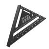 Triangle Ruler 7in Carpenter Square Aluminum 90 Degrees 45 Degrees
