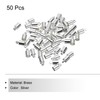 sourcing map 50Pcs Cord End Caps 9mm End Cap Barrel