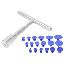 Car Dent Puller Kit, T Bar Hammer Tool Set for Paintless Dent Repair, Portable Design, Auto Body Repair Tools, Easy to Use