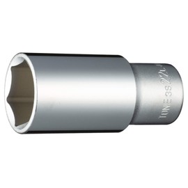 TONE Deep Socket (6 Angle) 3S-22L Drive Angle 0.3 inch (9.5 mm) (3/8 mm), Double Side Width 0.9 inches (22 mm)