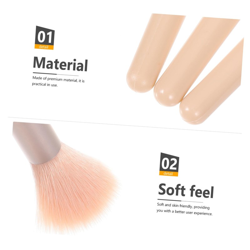 MERRYHAPY Professional Makeup Brush Set 6 Pieces Blush Lip Brush