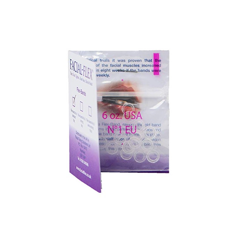 FACIAL-FLEX® Flex-bands for use with FACIAL-FLEX® Facial Toning exerciser