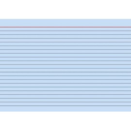 Brunnen Index Card, blue A5