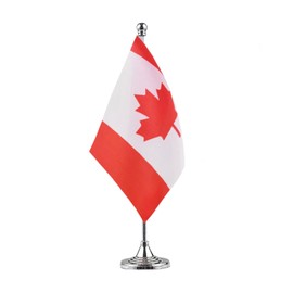 Canada Desk Flag Canadian Small Mini Table Flags Decorations(Canada)