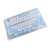 129 Keys Keycaps for XDA Height Accurate Keystrokes Blue White