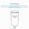 stonylab 100ml Borosilicate Glass Burette Drip Funnel with PTFE Tap